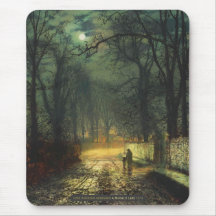John Atkinson Grimshaw A moonlit lane 1874 CC0230