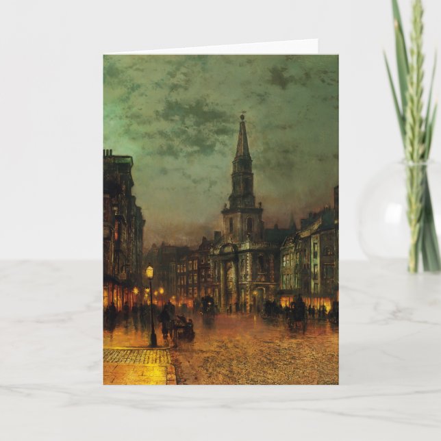 John Atkinson Grimshaw- Blackman gata, London Kort (Framsida)