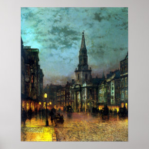 John Atkinson Grimshaw Blackman gata, London Poster