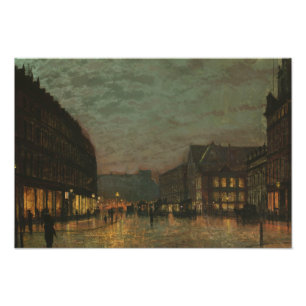 John Atkinson Grimshaw - Boar Lane, Leeds Fototryck