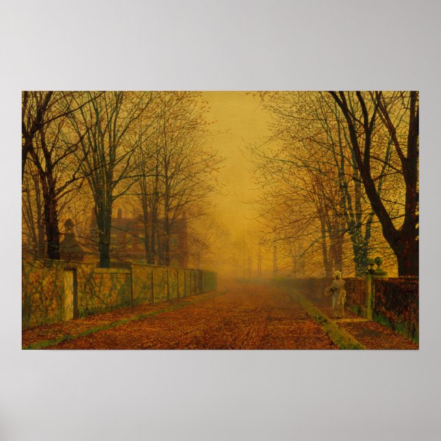John Atkinson Grimshaw Evening glow CC0871 Poster (Framsidan)