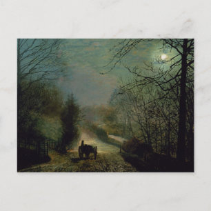 John Atkinson Grimshaw Forge Valley Vykort