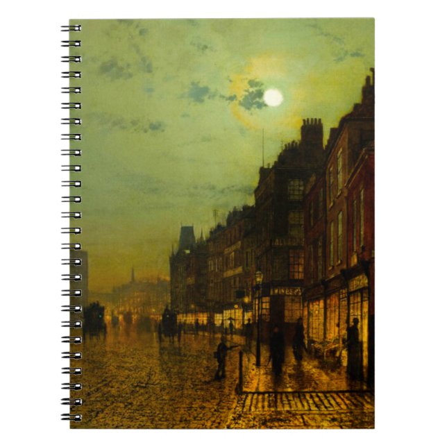 John Atkinson Grimshaw Glasgow Docks Anteckningsbok (Framsidan)