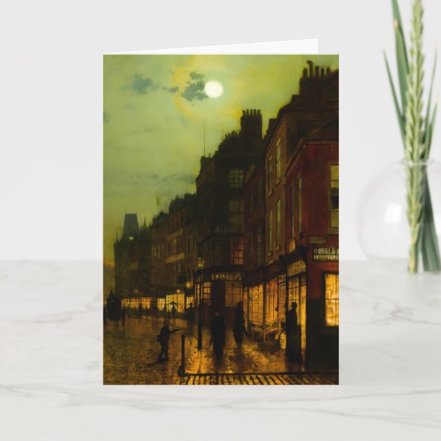 John Atkinson Grimshaw Glasgow Docks Kort (Framsida)