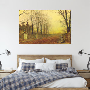 John Atkinson Grimshaw - Höstens härlighet  Canvastryck