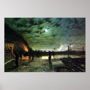 John Atkinson Grimshaw i Peril Poster