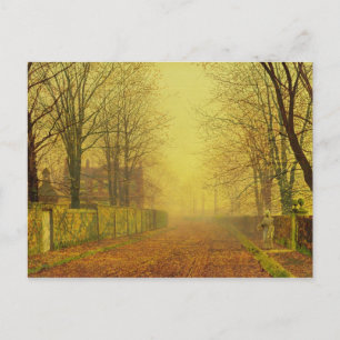 John Atkinson Grimshaw Kvällflöde, c.1884 (olja) Vykort