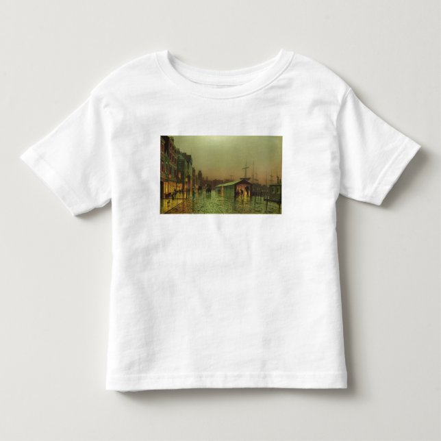 John Atkinson Grimshaw | Liverpool skeppsdockor Tee (Framsida)