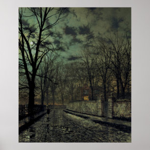 John Atkinson Grimshaw - november Poster