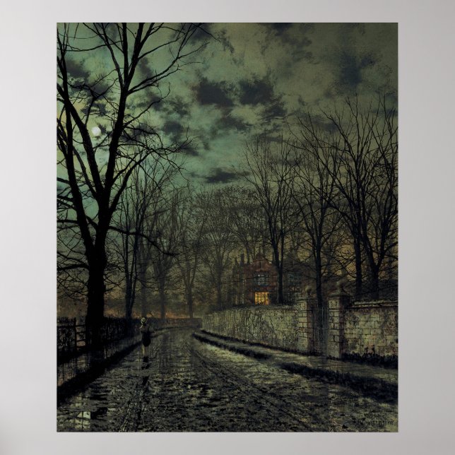 John Atkinson Grimshaw - november Poster (Framsidan)