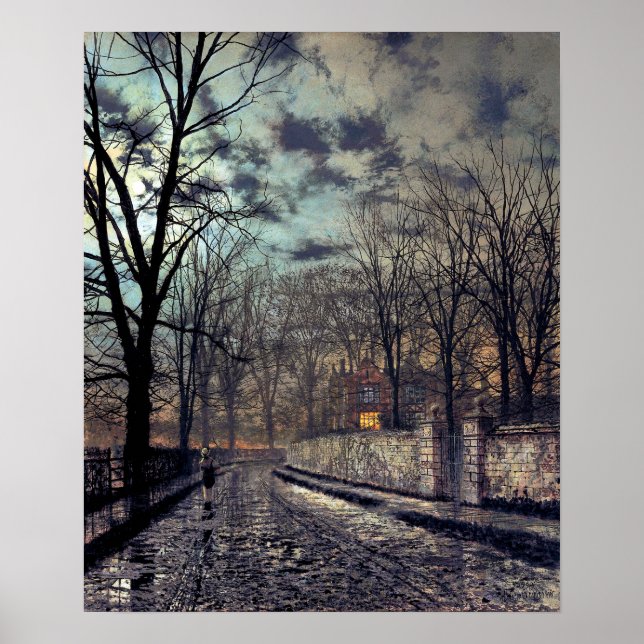 John Atkinson Grimshaw November Poster (Framsidan)