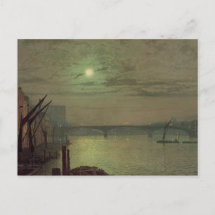 John Atkinson Grimshaw Southwark Bridge, 1882 (o Vykort