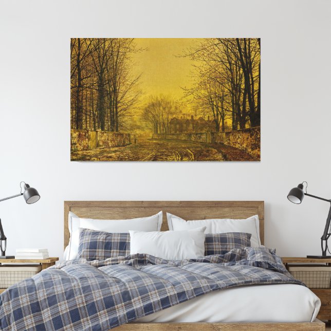 John Atkinson Grimshaw - The Queen’s Highway Canvastryck (Insitu (sovrum))