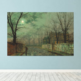 John Atkinson Grimshaw - Under the Silvery Moon Canvastryck