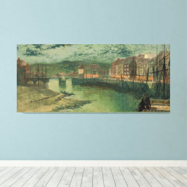 John Atkinson Grimshaw - Whitby Docks Canvastryck