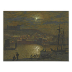 John Atkinson Grimshaw - Whitby från Scotch Head Fototryck