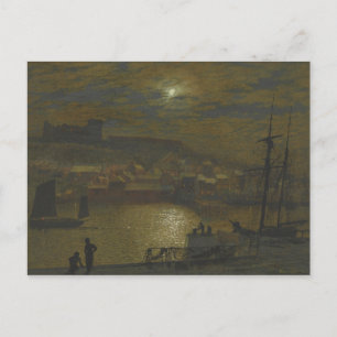 John Atkinson Grimshaw - Whitby från Scotch Head Vykort