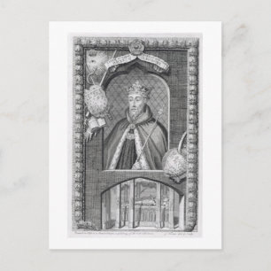 John av Gaunt, hertig av Lancaster (1340-99) efter Vykort
