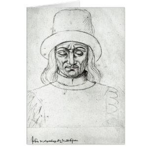 John av Luxembourg Hälsningskort