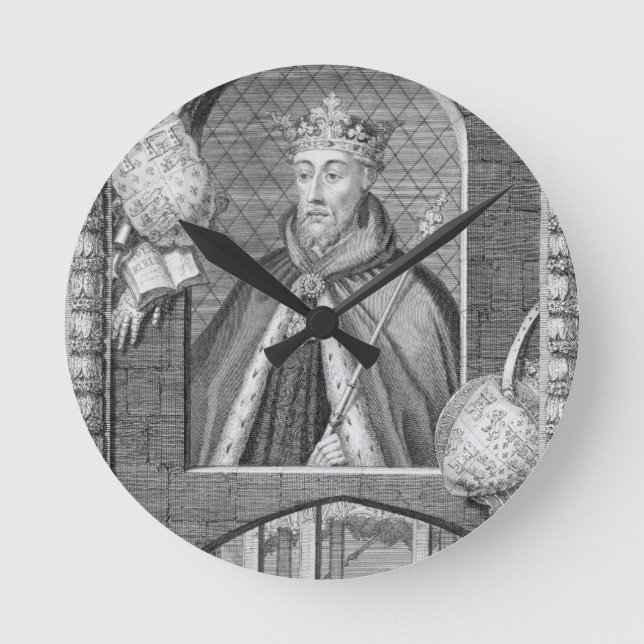 John av magert, hertig av Lancaster (1340-99) Rund Klocka (Framsida)