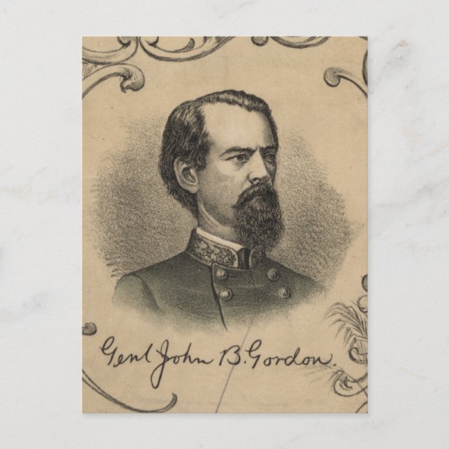 John B. Gordon Vykort (Framsida)