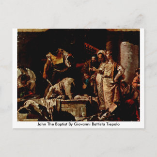 John Baptist av Giovanni Battista Tiepolo Vykort