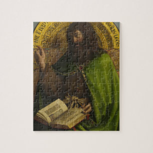 John Baptist, The Gent Altarbit av van Eyck Pussel
