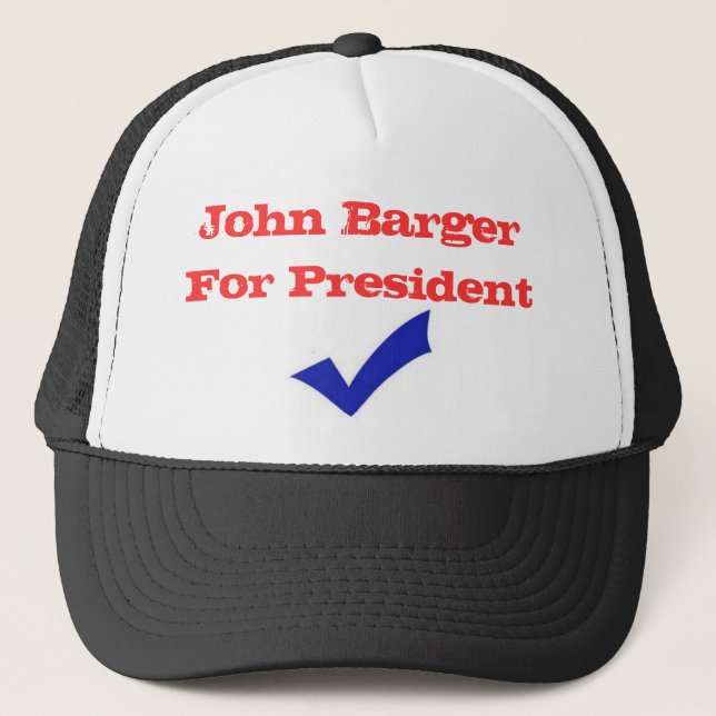 John Barger för president Truckerkeps (Framsida)