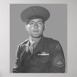 John Basilone - Medal of Honor Recipient Poster