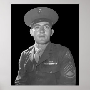John Basilone - Medal of Honor Recipient Poster