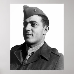 John Basilone - WW2 Hero Poster