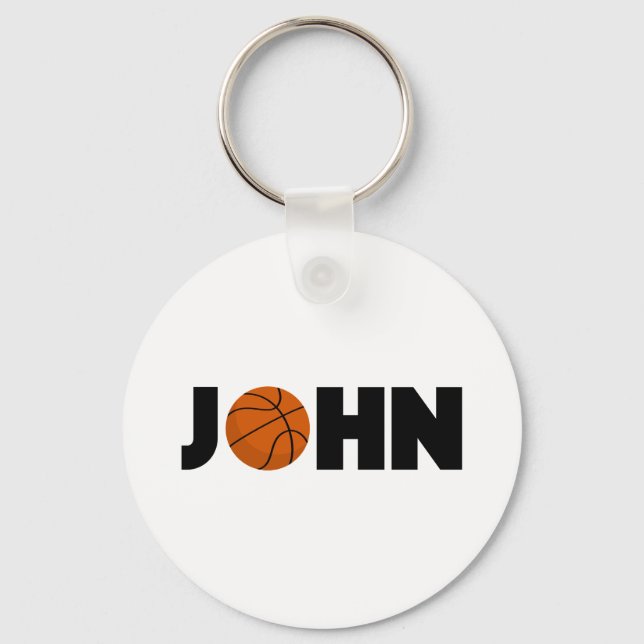 John Basketball Nyckelring (Framsida)