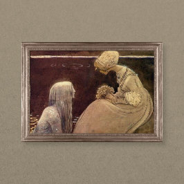 John Bauer Agneta och Sjö Kung Poster