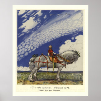 John Bauer är på väg in i världen Poster