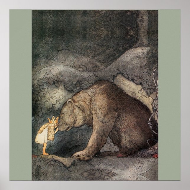 John Bauer - Bellas Äventyr Poster (Framsidan)