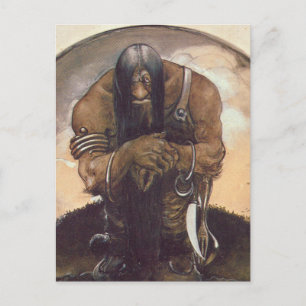 John Bauer - Ett gammalt troll Vykort