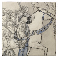 John Bauer - hästen som han ledde på, bet