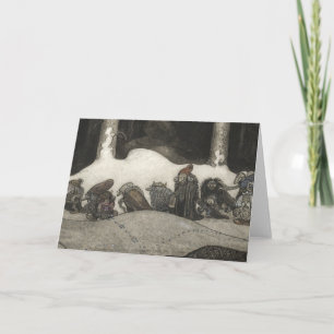 John Bauer - i julnatten Helgkort