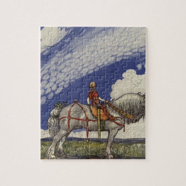 John Bauer - "in i den breda världen ", Pussel (Vertikal)