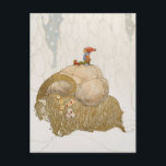 John Bauer - Julbocken Vykort<br><div class="desc">John Bauer vintage art-vykort</div>