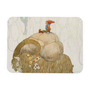 John Bauer - Julen Goat Magnet