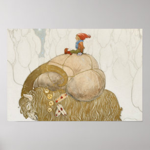 John Bauer - Julen Goat Poster