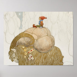John Bauer - julgeten Poster