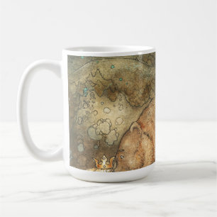 John Bauer kastade björnen på näsan 1907 Kaffemugg