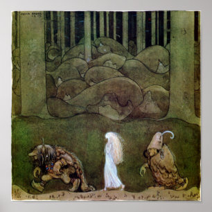 John Bauer One Sommarkväll Poster