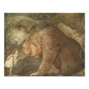 John Bauer - Poor Little Basse Fototryck