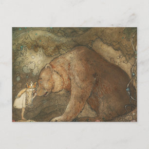 John Bauer - Poor Little Basse Vykort