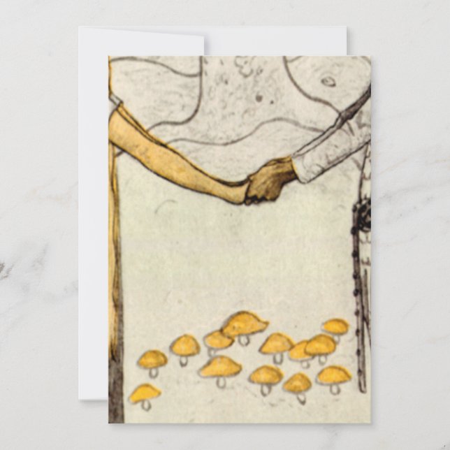 John Bauer Prince Without Shadow 1910 Inbjudningar (Framsida)