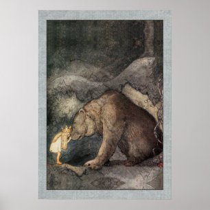 John Bauer Princess Bellas Golden Äventyr Poster