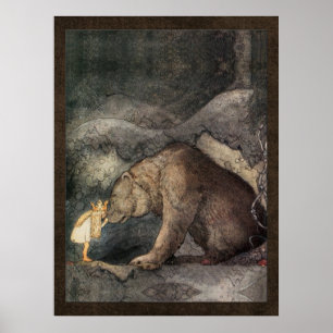 John Bauer Princess Bellas Golden Äventyr Poster